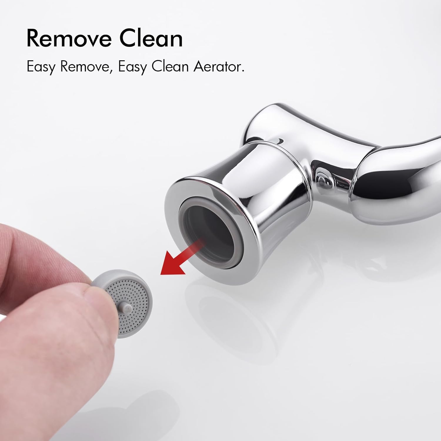 Bagnolux 1080 Swivel Faucet Extender for Bathroom Sink, 2 Modes Rotating faucet extension sprout