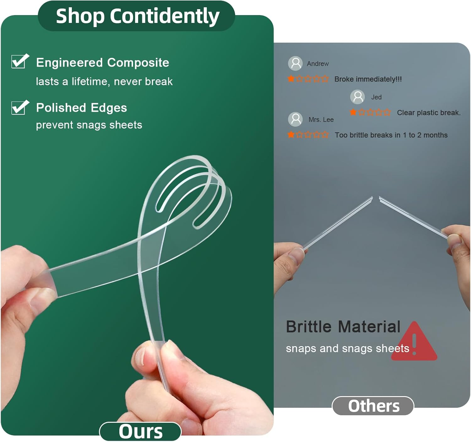 WEXFFU Bed Sheet Holders for Corners Keep Sheets Firm & Tight, Heavy Duty Mattress