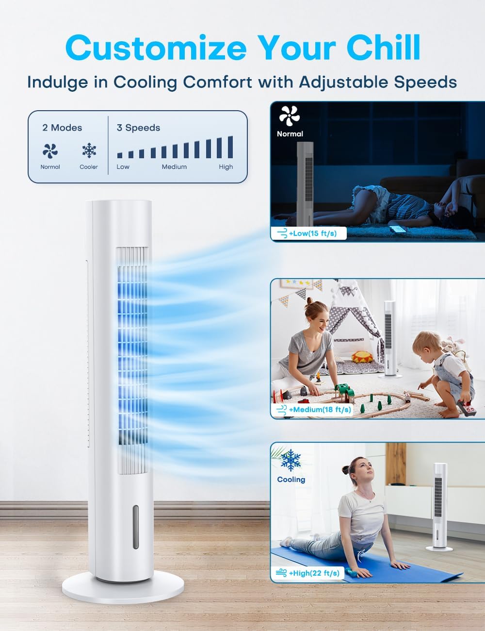 Aerozy/Balko TS03Y Evaporative Air Cooler also known as a swamp cooler.