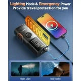 Xmuniha Tire Inflator Portable Air Compressor - 10000mAh Air Pump for Car Tires with APP, 150PSI