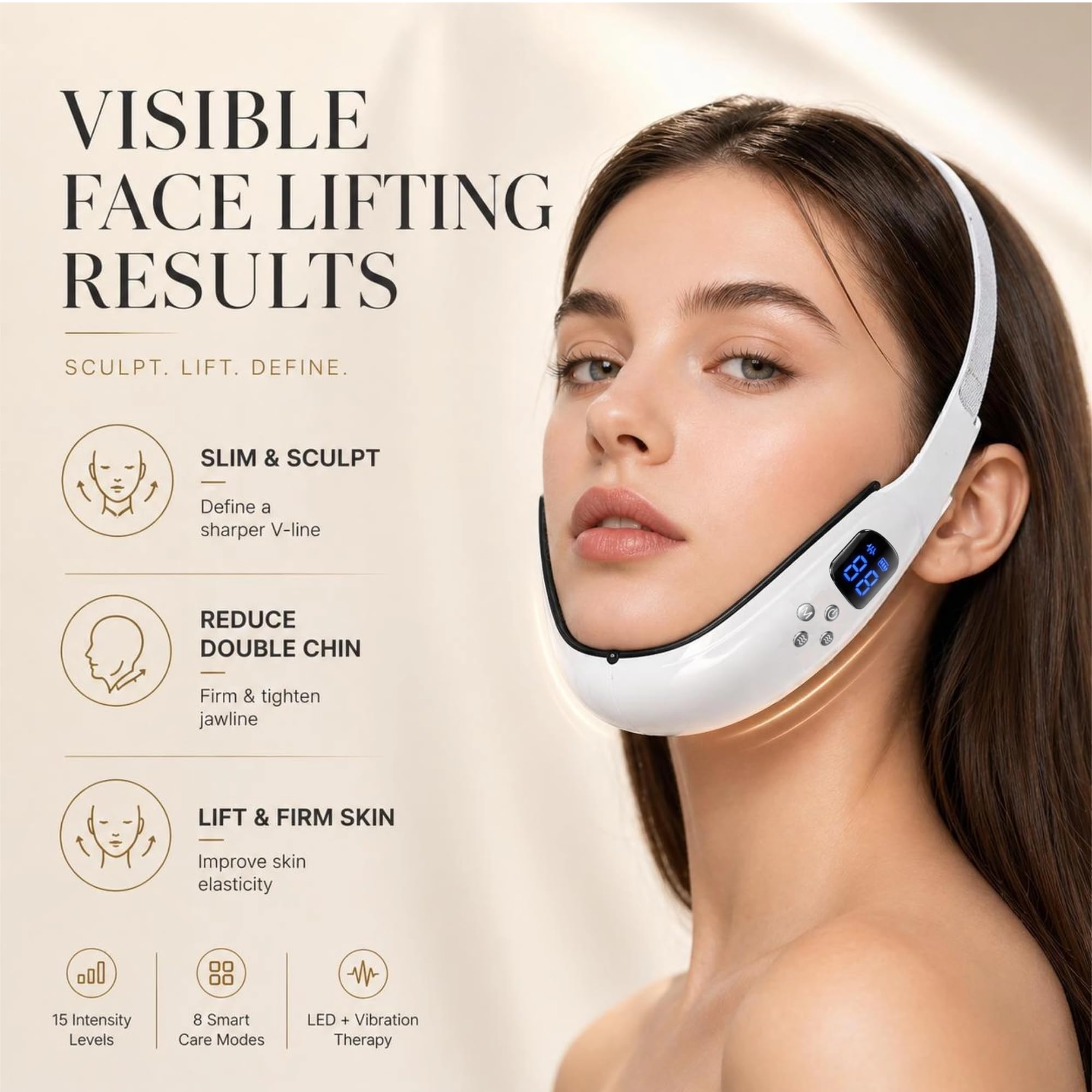Dyews V-face slimming device — detail view