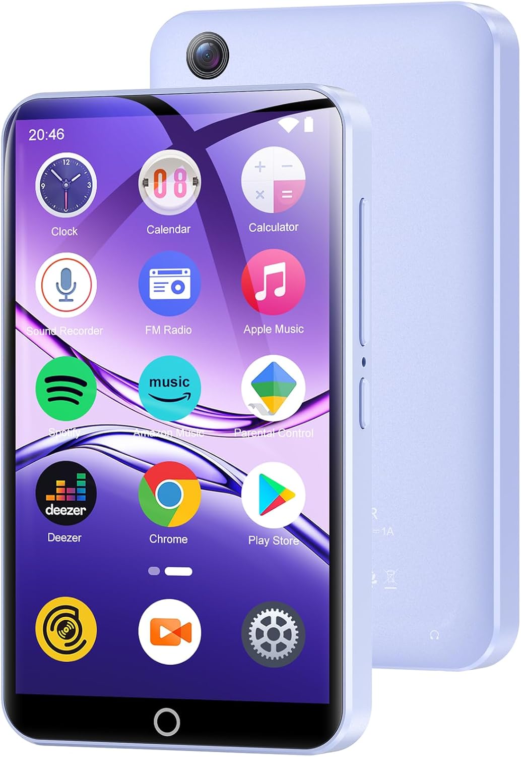 Conrain 0GB MP3 Player, featuring a 4.02" HD touch screen for crisp visuals