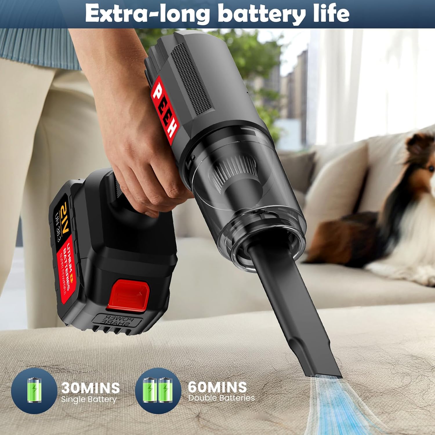 PEEH handheld Vacuum cleaning device