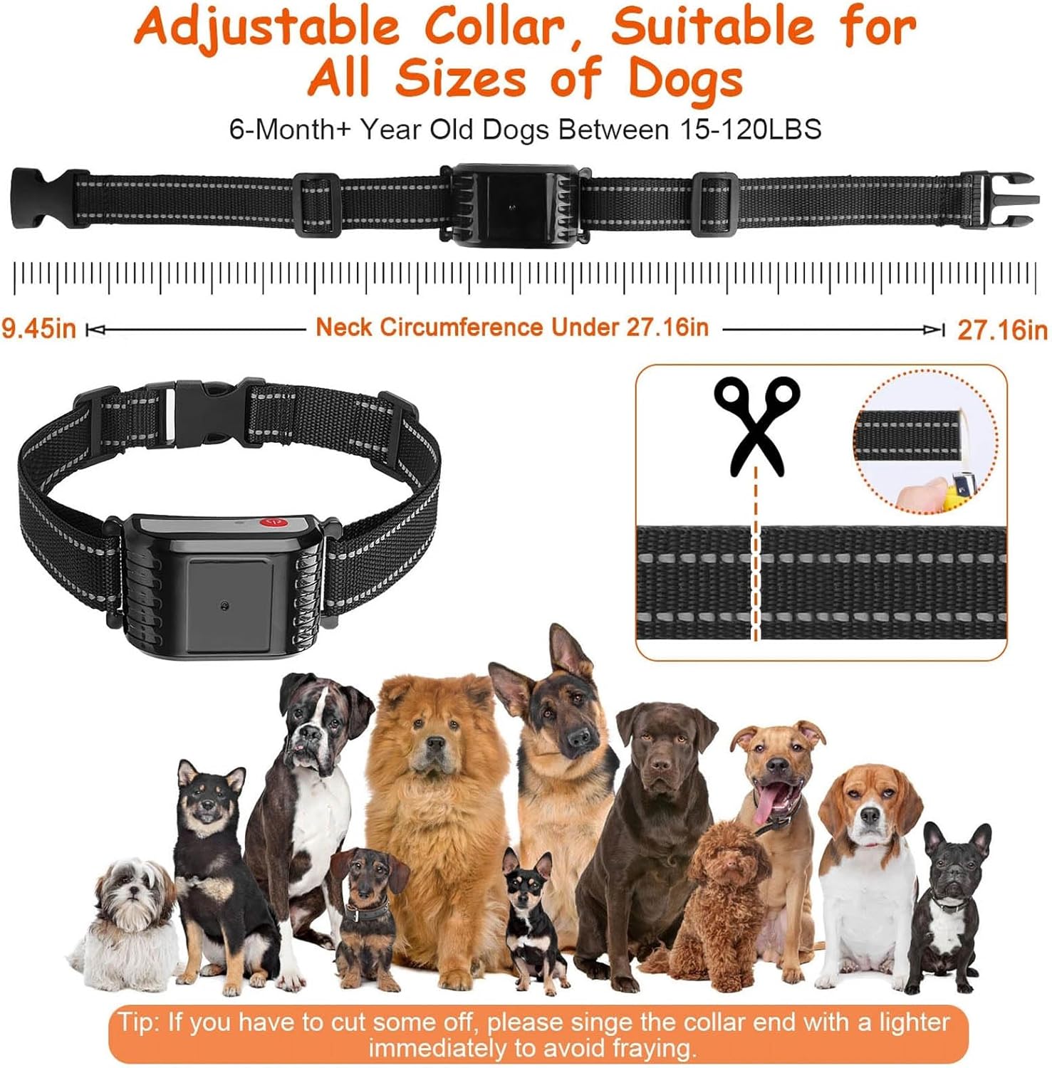 2-in-1 Wireless Dog Fence System - 990FT Range Pet Containment