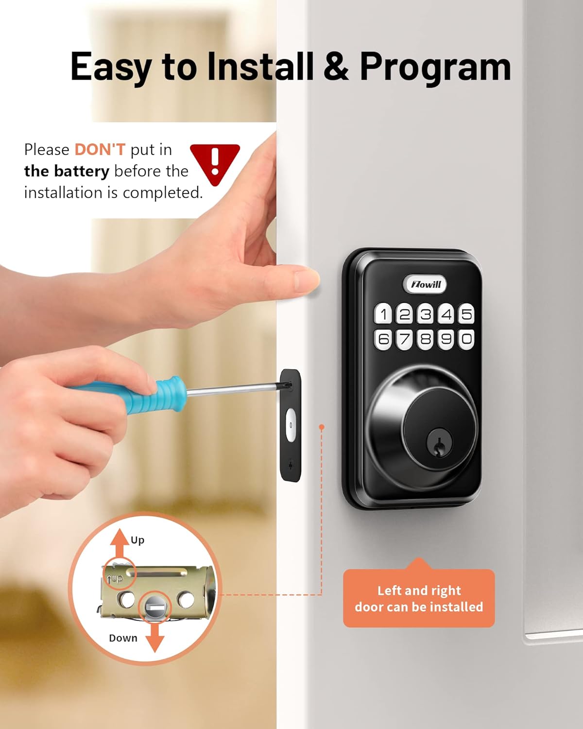 Zowill Keyless Entry Door Lock DK01