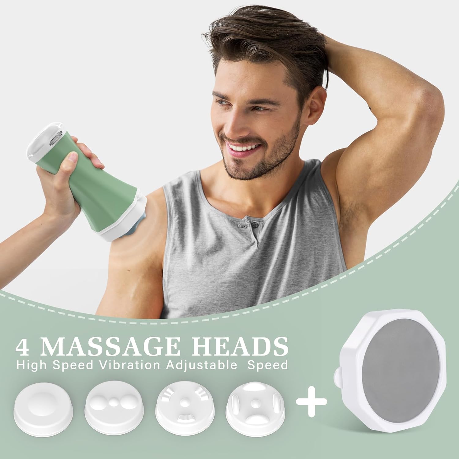 Teramix 2-in-1 Electric Body Sculpting Machine, Portable and Lightweight