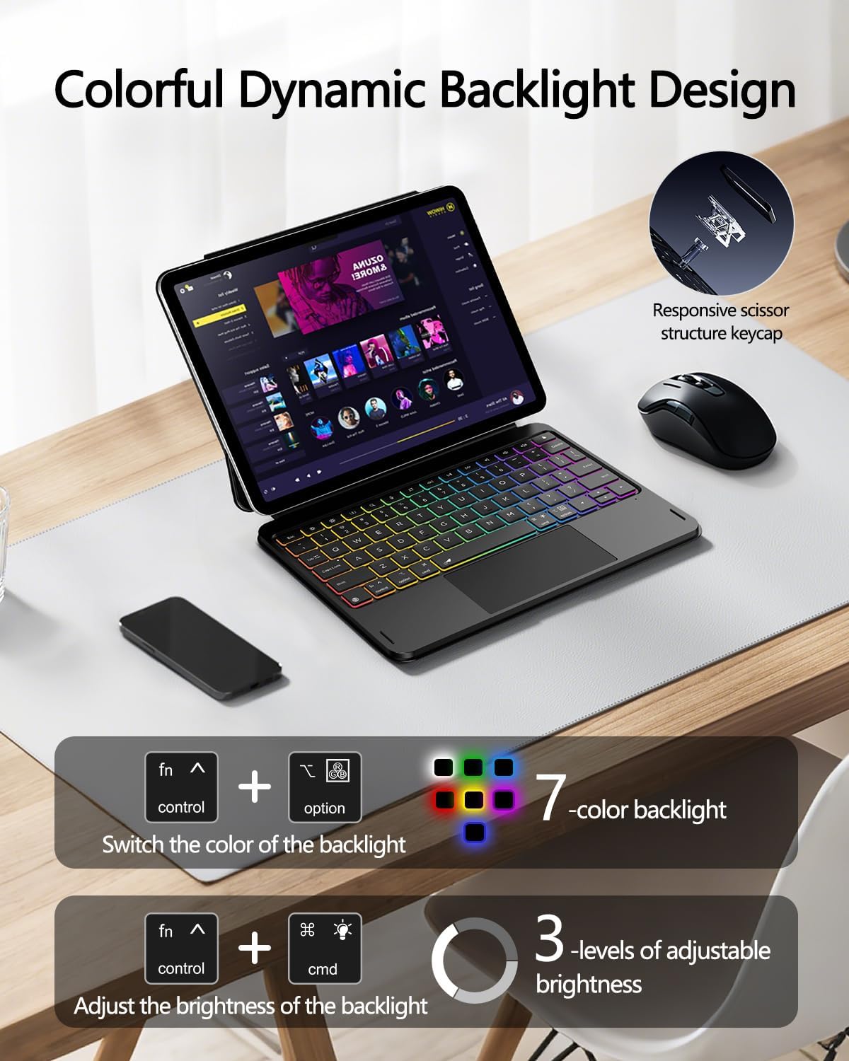 ORDA iPad keyboard iPad Air and iPad Pro 11-inch models