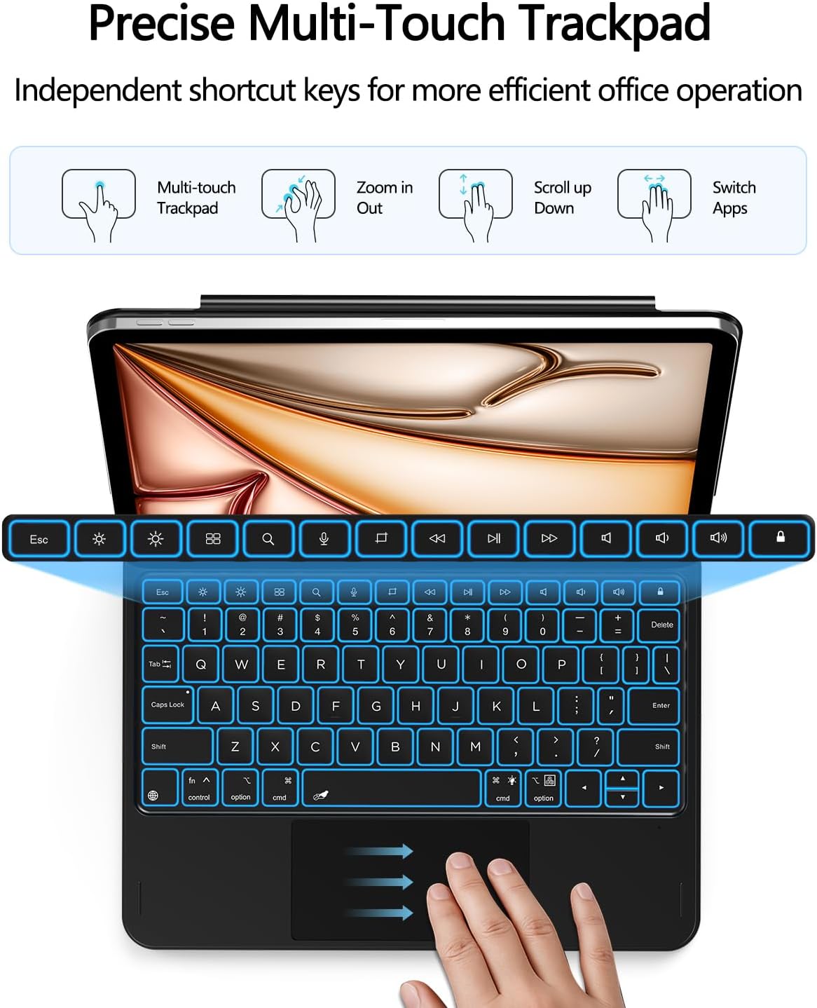 ORDA iPad keyboard iPad Air and iPad Pro 11-inch models