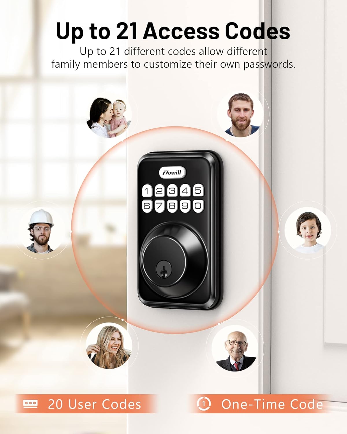 Zowill Keyless Entry Door Lock DK01