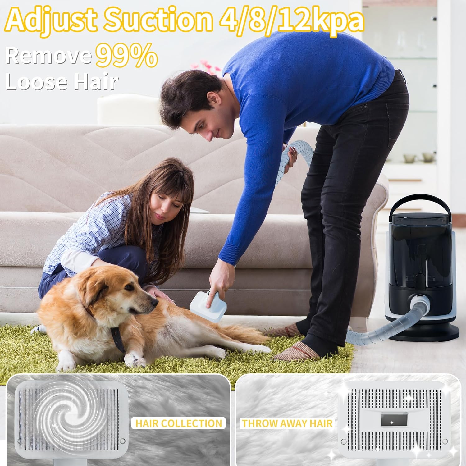 The Lanchez G21 dog grooming vacuum cleaner combines sharp