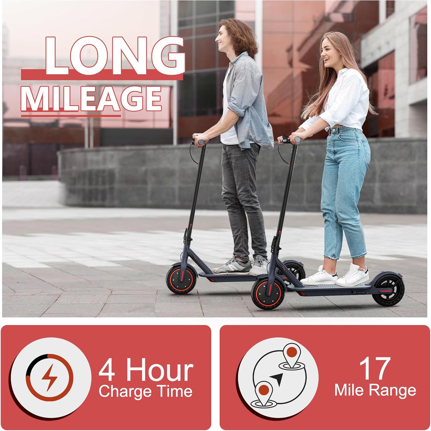 Maxshot V-1 Electric Scooter r (21 Mile Range) 350W Motor US Ship ap