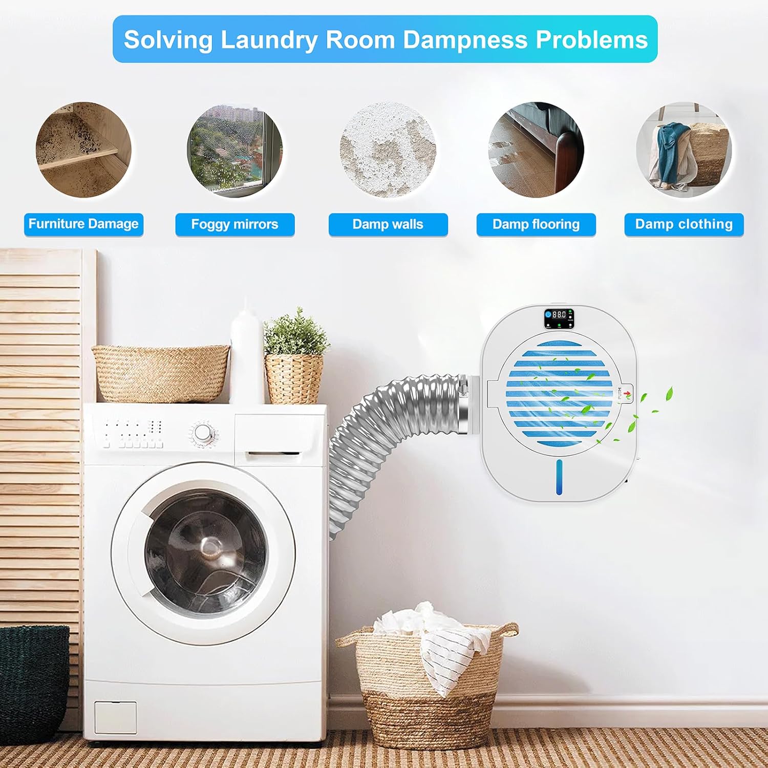 NIUXX Dehumidifier for Dryer, model W-018.
