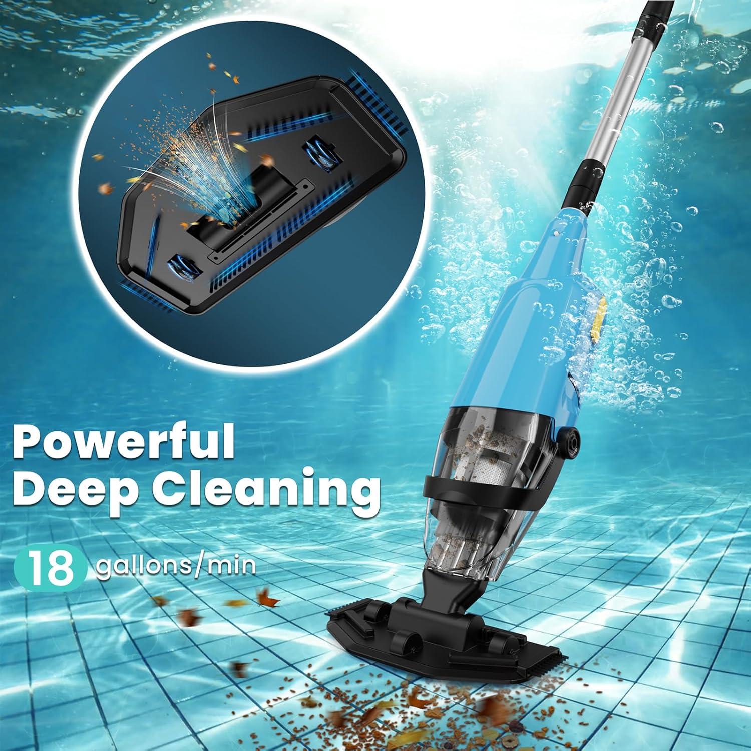 EFURDEN EDHV01 Cordless Handheld Pool Vacuum
