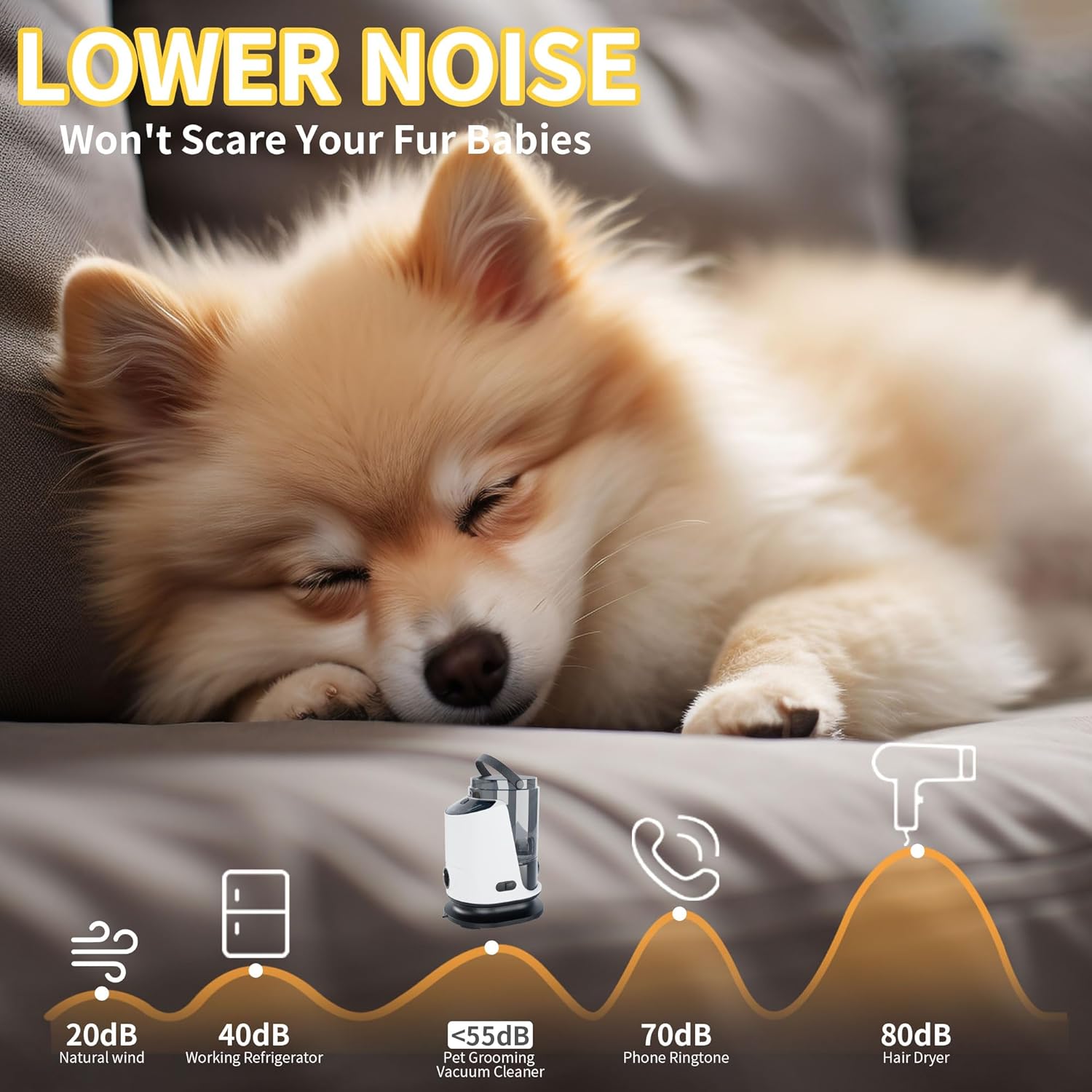 The Lanchez G21 dog grooming vacuum cleaner combines sharp