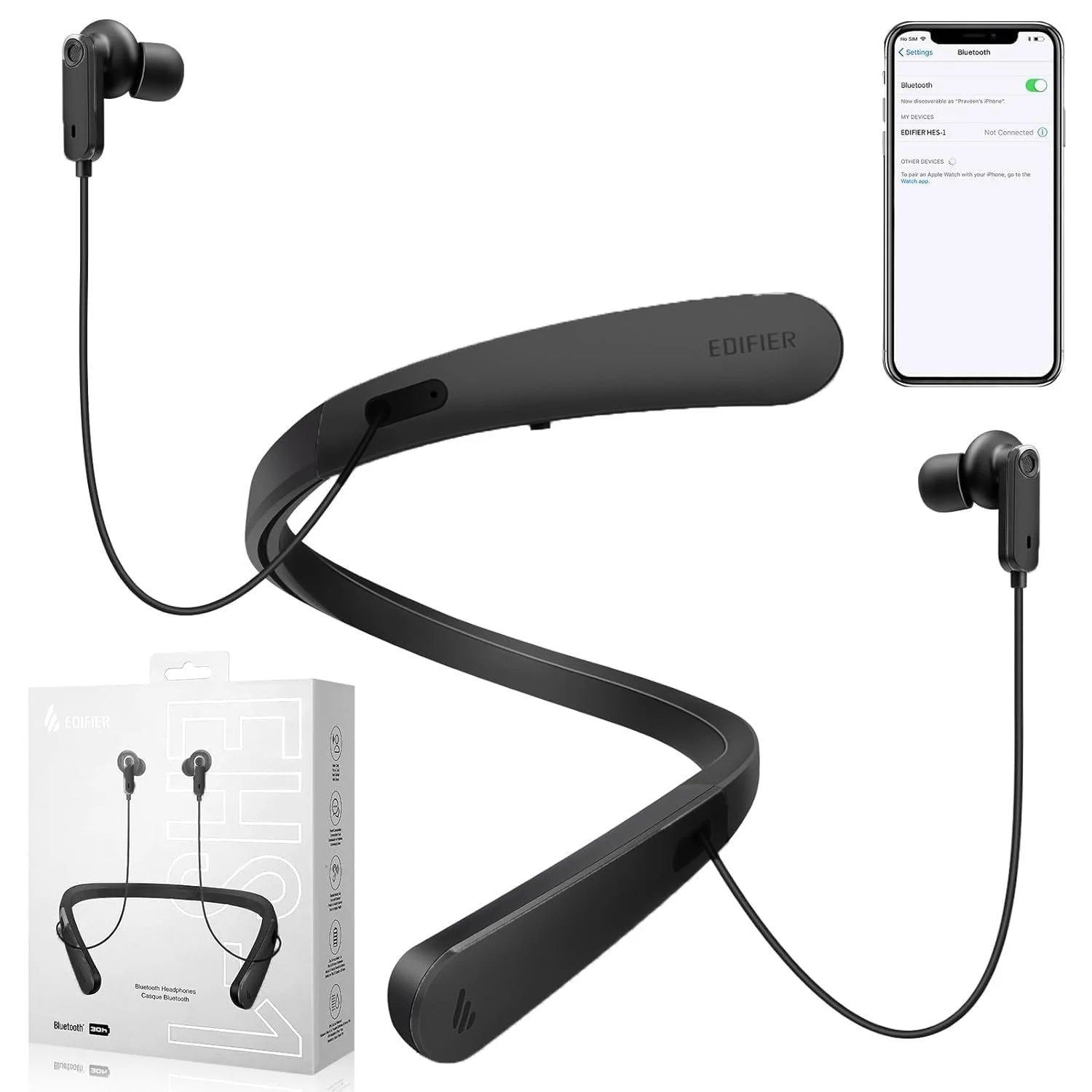 Edifier EHS-1 Hearing Aids - High-Fidelity Sound & Noise Reduction