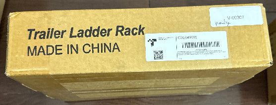 Colorfox trailer ladder rack is crafted from heavy-duty alloy steel