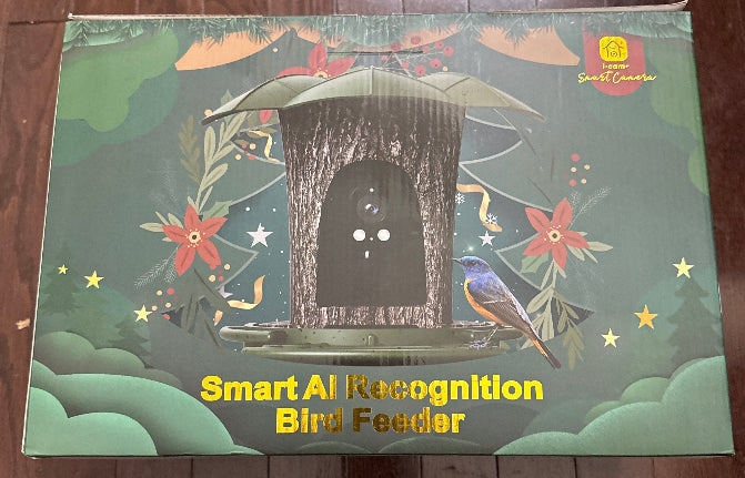 Lollyes AI Smart Bird Feeder Camera combines advanced 1080P HD video with AI technology