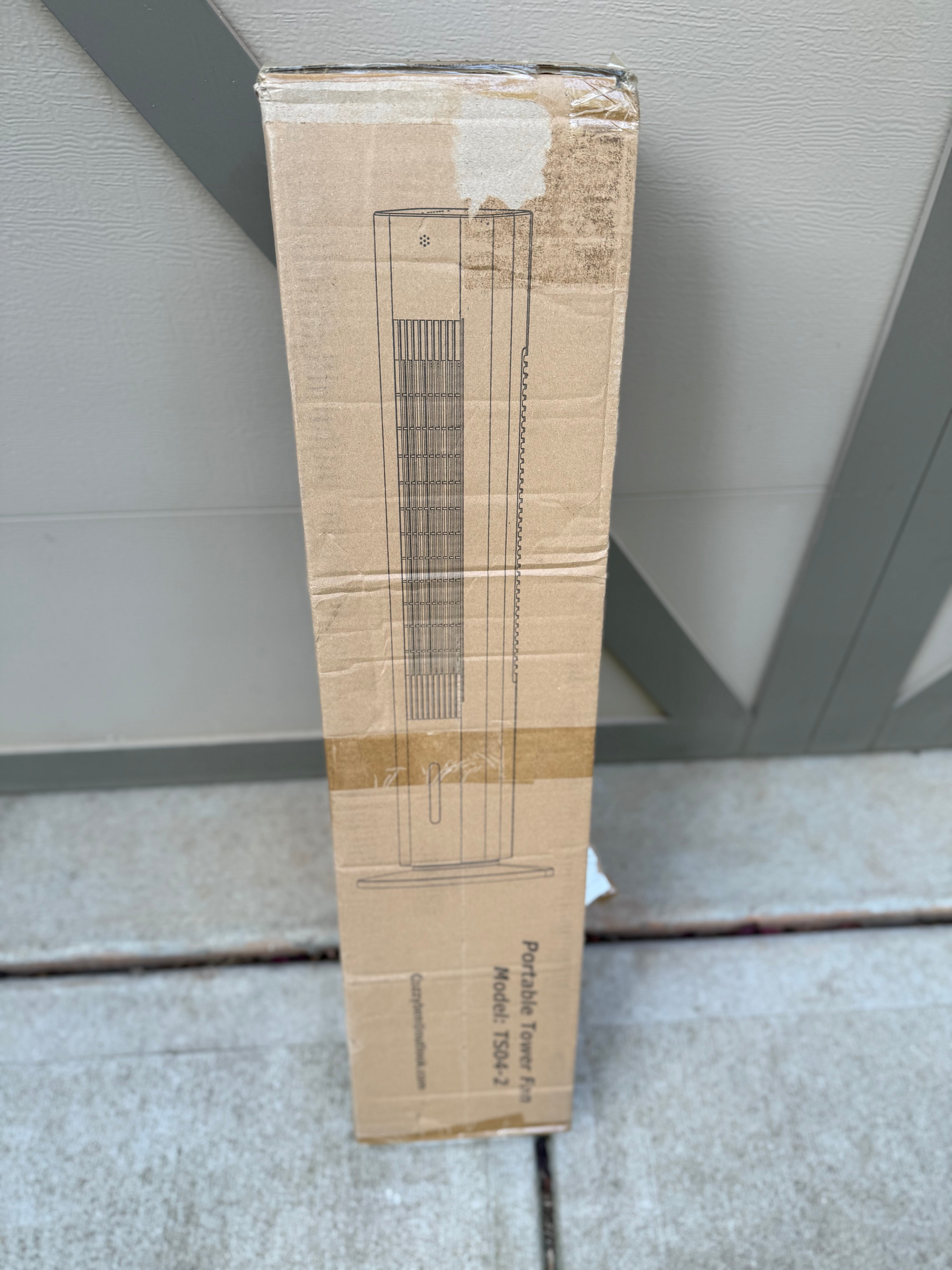 Portable Tower Fan, Model TS04-2.