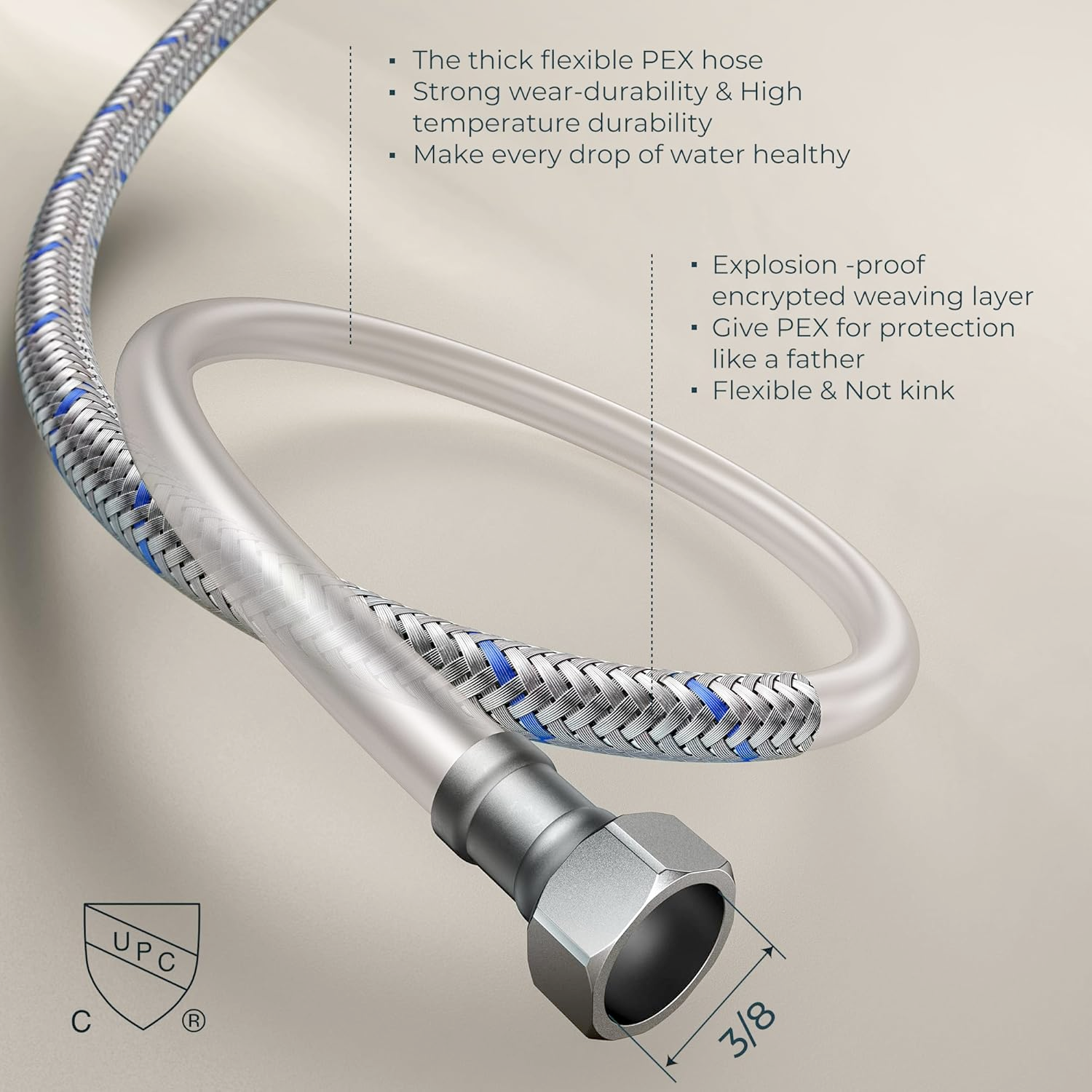 FORIOUS 4 Inch Brushed Nickel Bathroom Faucet - Waterfall Centerset Sink Faucet with Drain