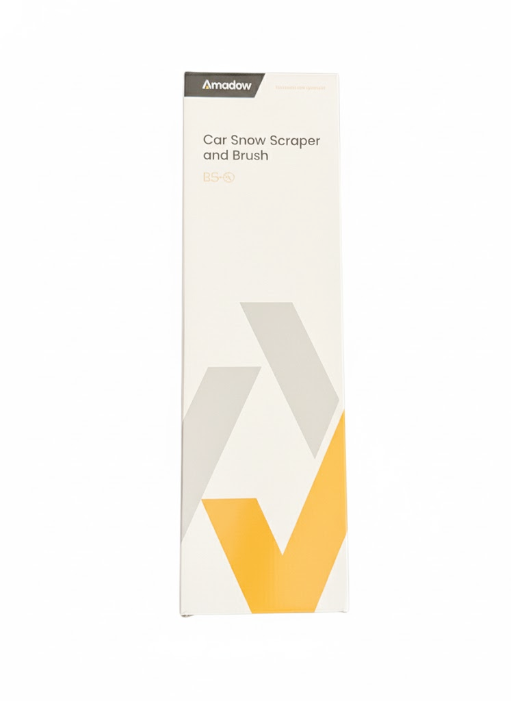 Car Snow Scraper and Brush - Heavy Duty Ice Remover for Windshield