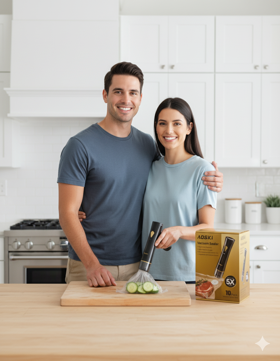 AOSKI Vacuum Sealer Machine - Compact Food Preservation System