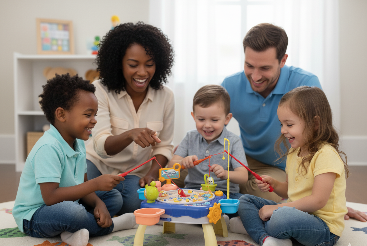 Ocean Fishing Game Table - Interactive Kids Toy & Family Game