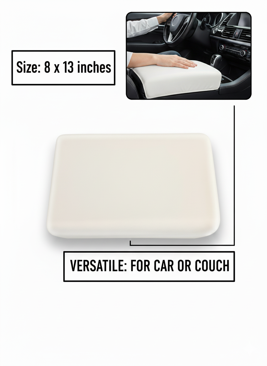 Console Arm Rest Cover 8x13 inch - Universal Couch or chair Armrest Protector