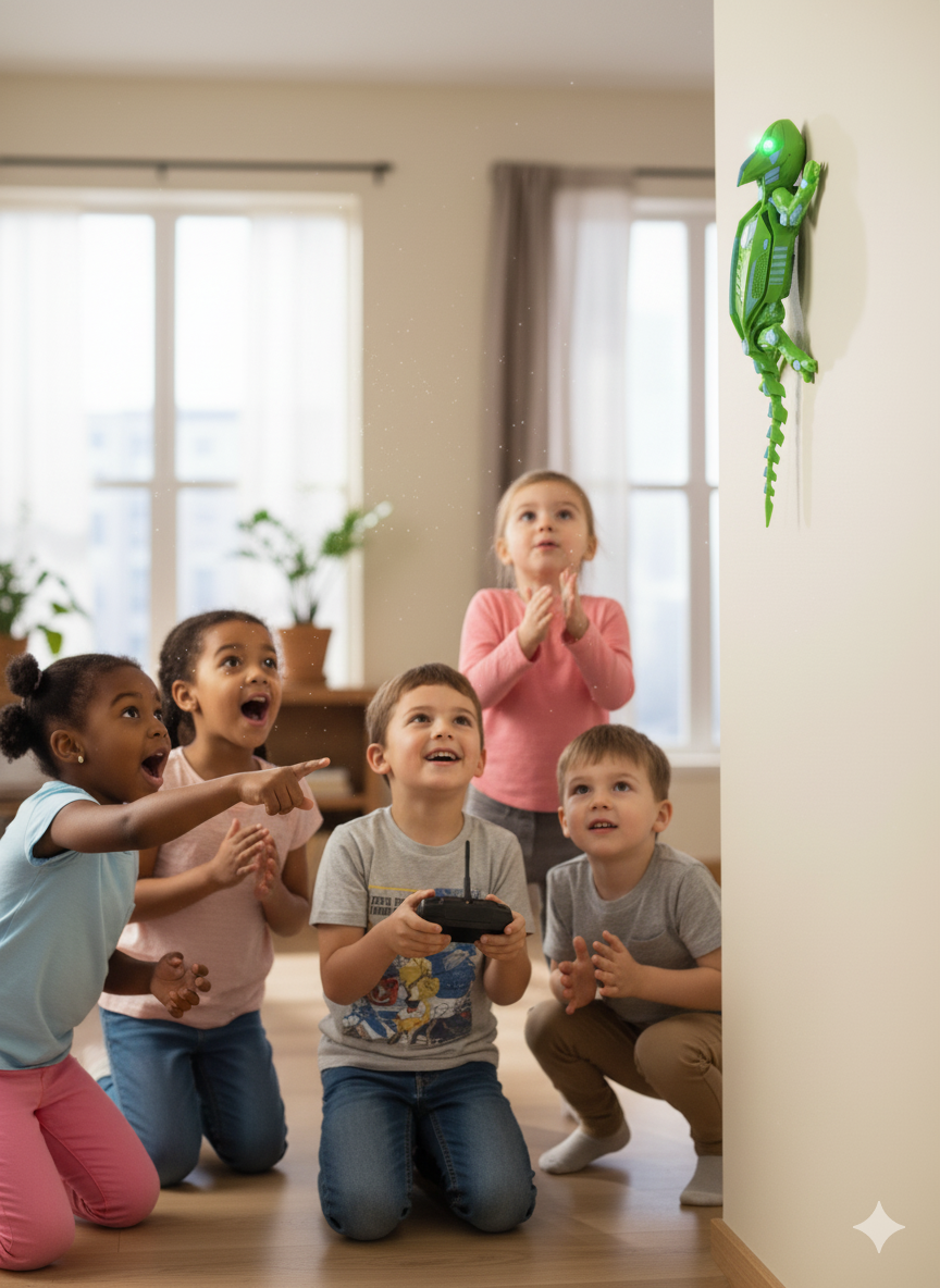 Element Chameleon Wall-Climbing Robot - Interactive STEM Toy for Kids