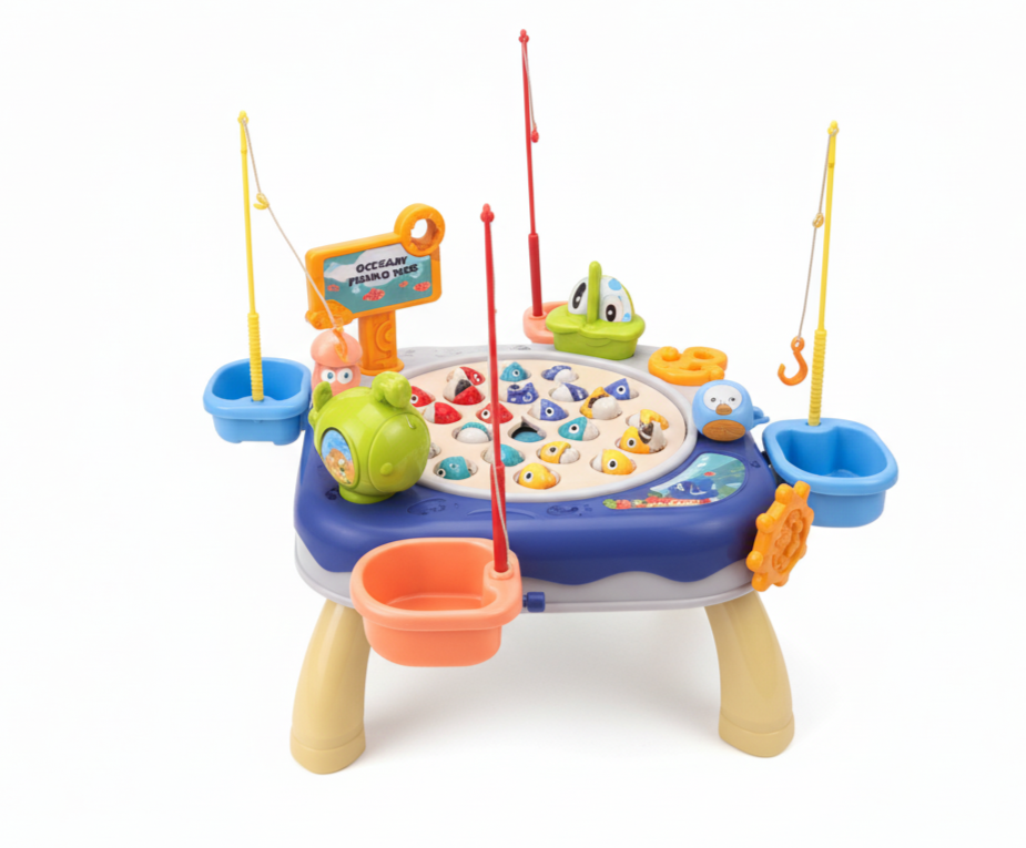 Ocean Fishing Game Table - Interactive Kids Toy & Family Game