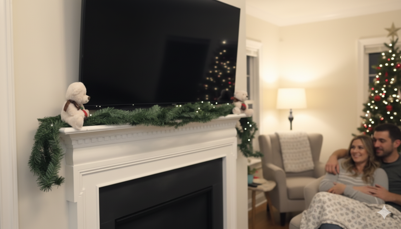 2 Pcs Dense Christmas Norfolk Pine Garland- 6 Ft Single Fork Norfolk Pine- Christmas Holiday Decoration