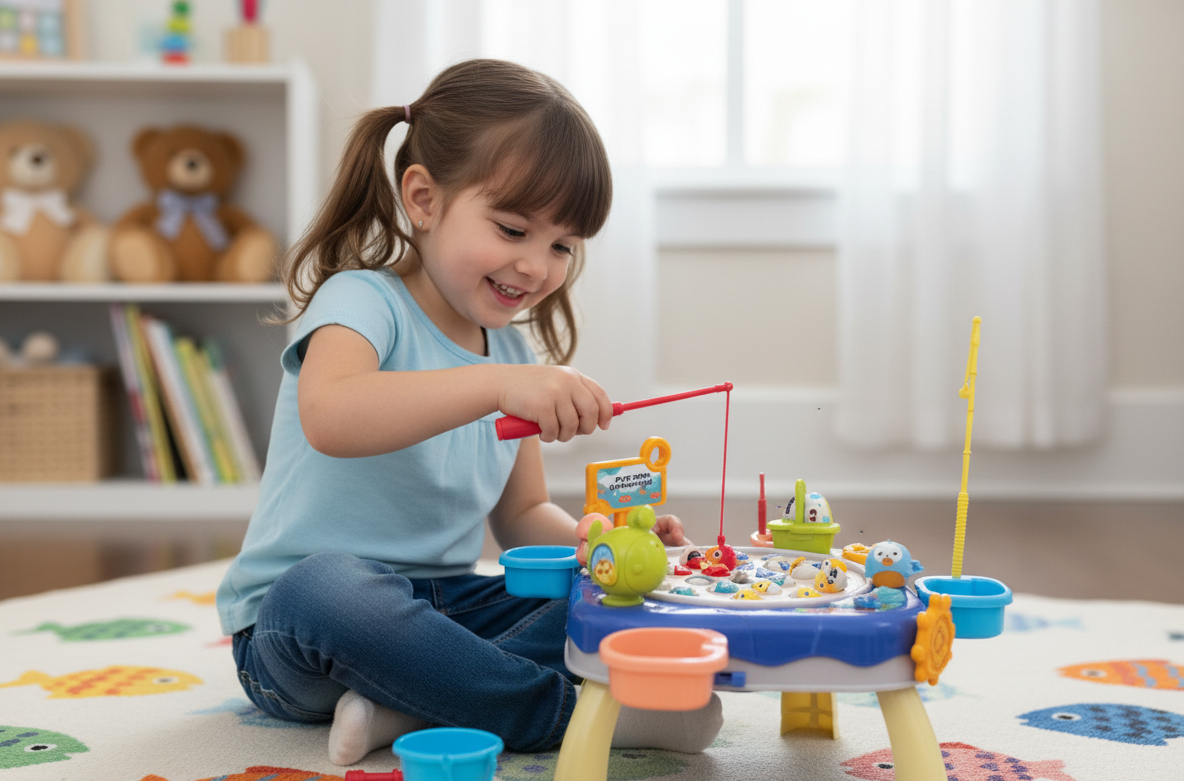 Ocean Fishing Game Table - Interactive Kids Toy & Family Game