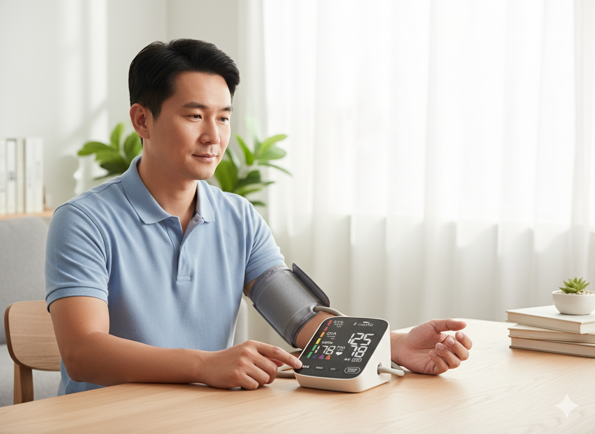 Auaoto Upper Arm Blood Pressure Monitor BP-101H - Digital Home Health Monitor