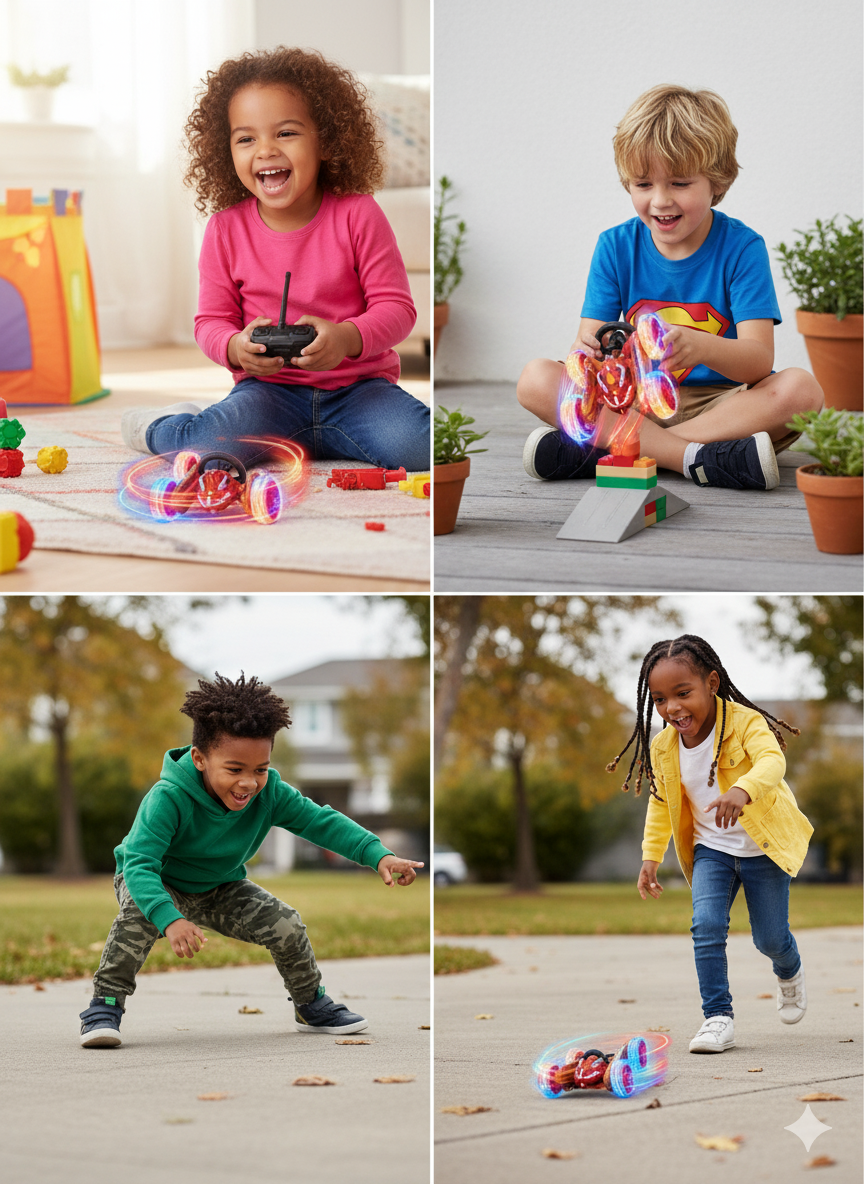 Remote Control Stunt Car - High Performance RC Car for Stunts & Racing