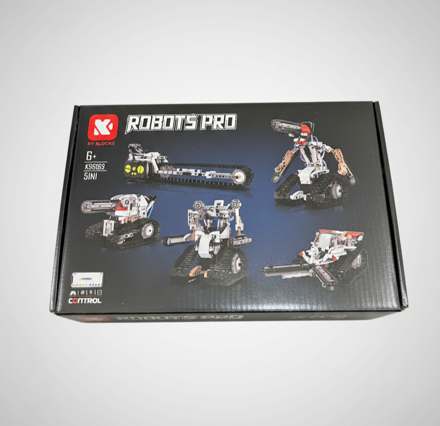 🤖 ROBOTS PRO 6-in-1 STEM Robotics Kit - Educational Building Set for Kids