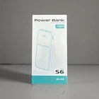 S6 Power Bank – 22.5W Fast Charge, 12,800mAh with Built-In Cables; Digital Display