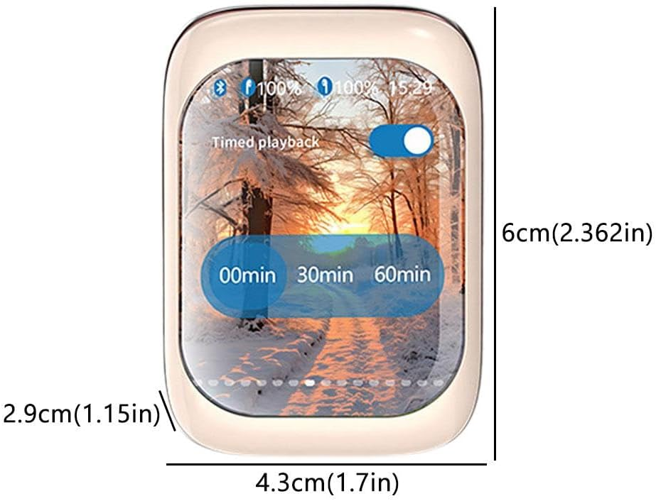 AI Cordless Earbuds - Smart LED Touchscreen Wireless Bluetooth Headset