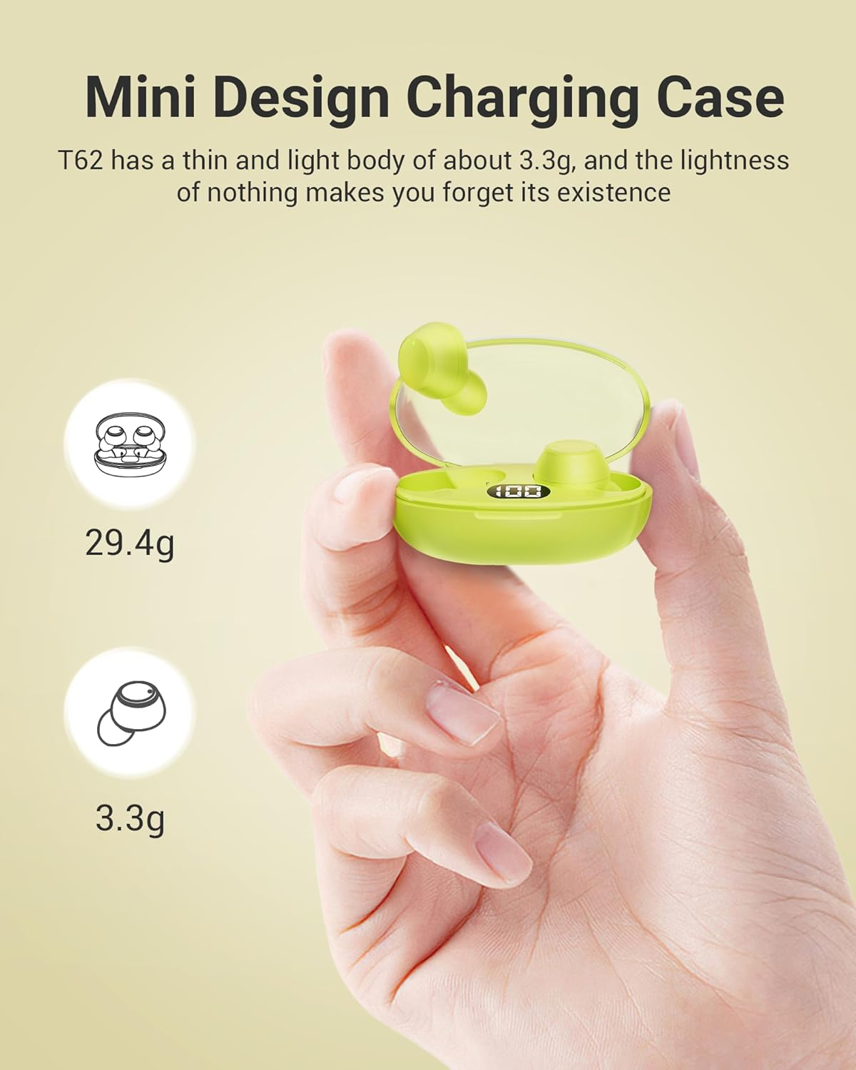 Wireless Earbuds featuring advanced Bluetooth 5.4 technology for seamless, stable connections