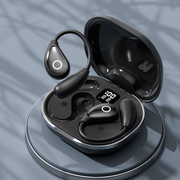 Bluetooth Headset M95 - Ear-Clip Wireless Earphones with Long Battery Life