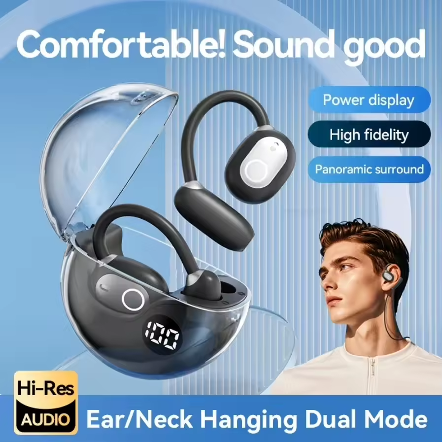 M80 AI Translator Earbuds - 144 Languages Real-Time Translation with 98% Accuracy