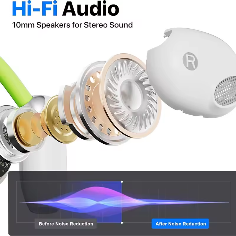 M80 AI Translator Earbuds - 144 Languages Real-Time Translation with 98% Accuracy