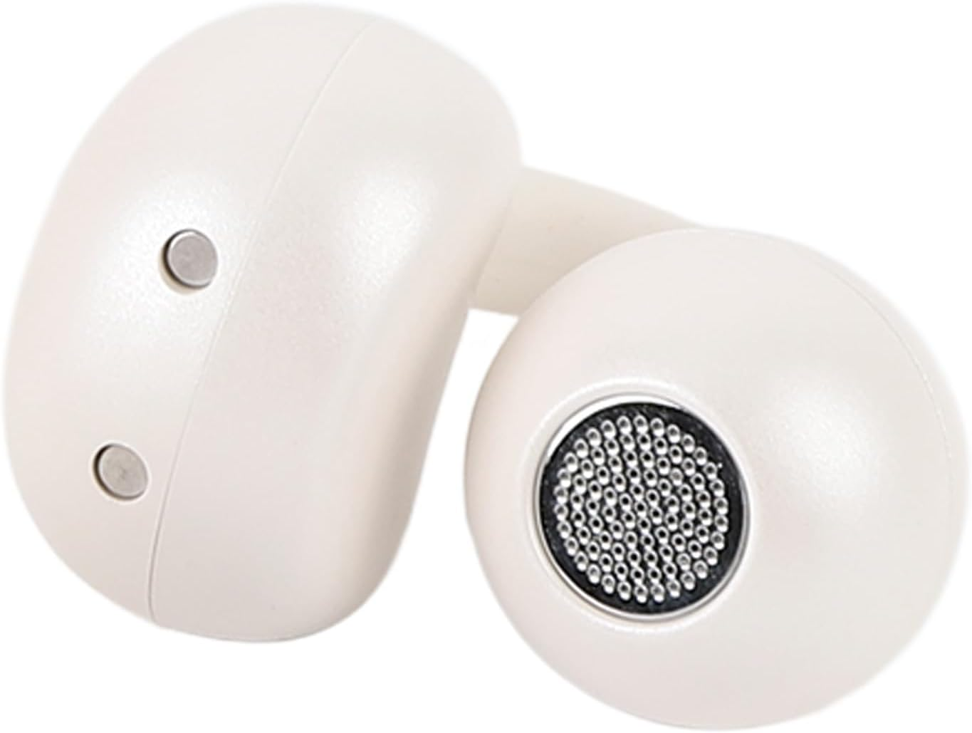 M91 Translator Earbuds, Clip On Language Translation Earphones,74 Languages & 70 Accents Translation in Real Time,Built in 230mAh (Milky White)