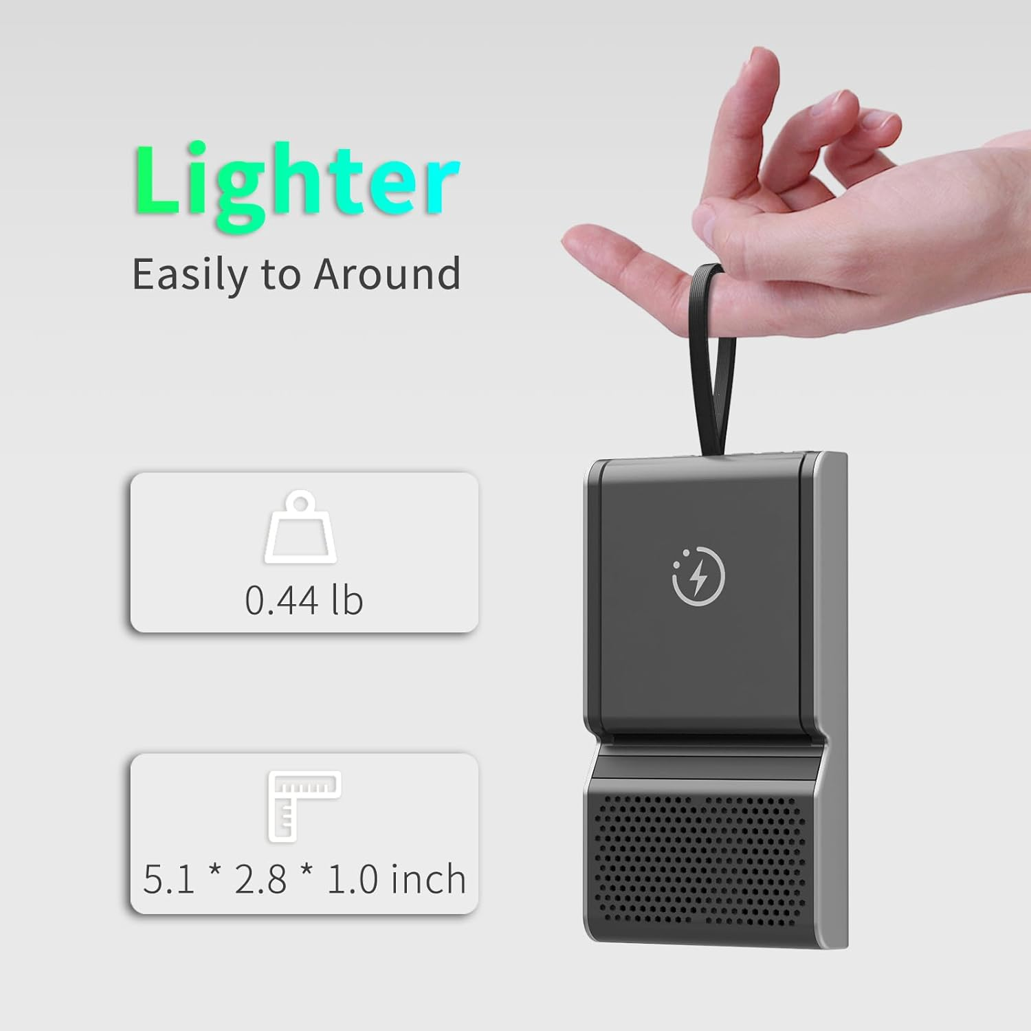 5000mAh Magnetic Power Bank with Speaker - Wireless Charger & Phone Stand
