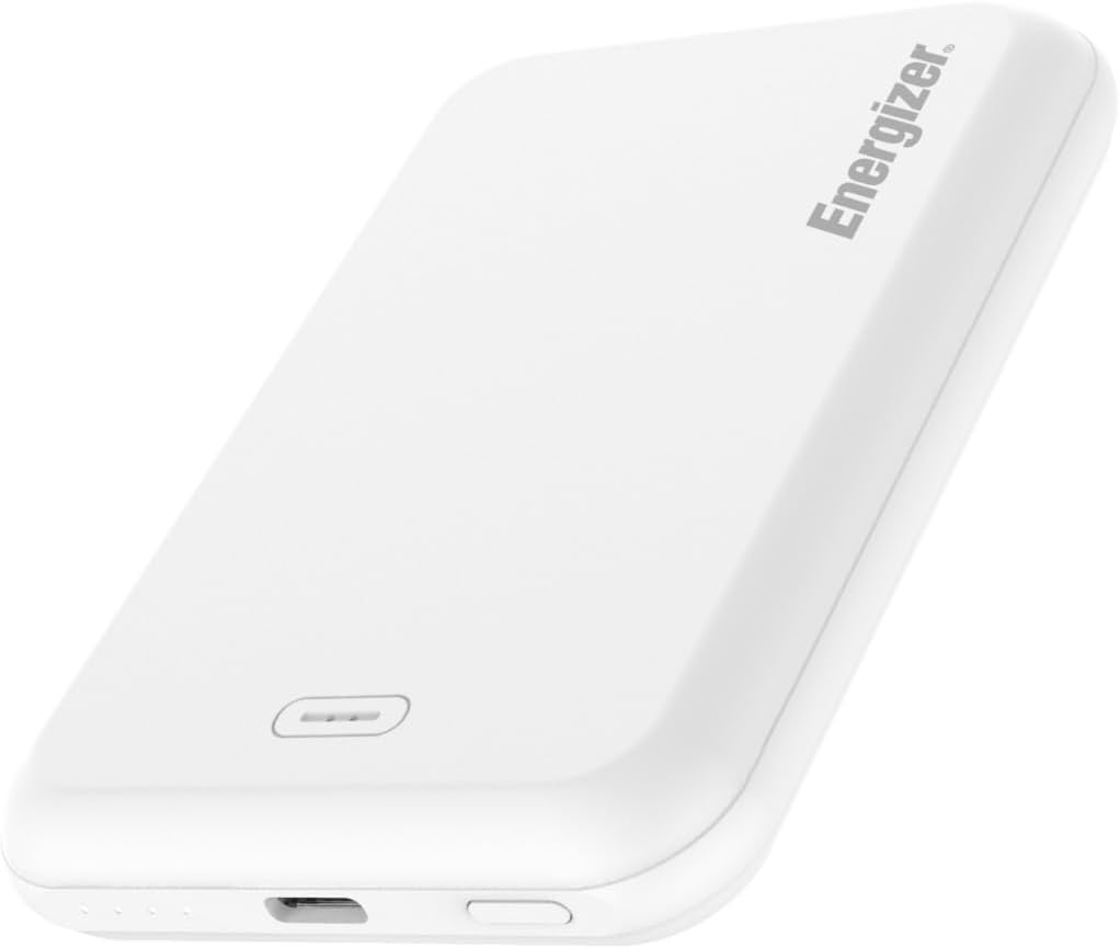 Energizer 5000mAh MagSafe Power Bank - 20W USB-C PD Wireless Charger for iPhone