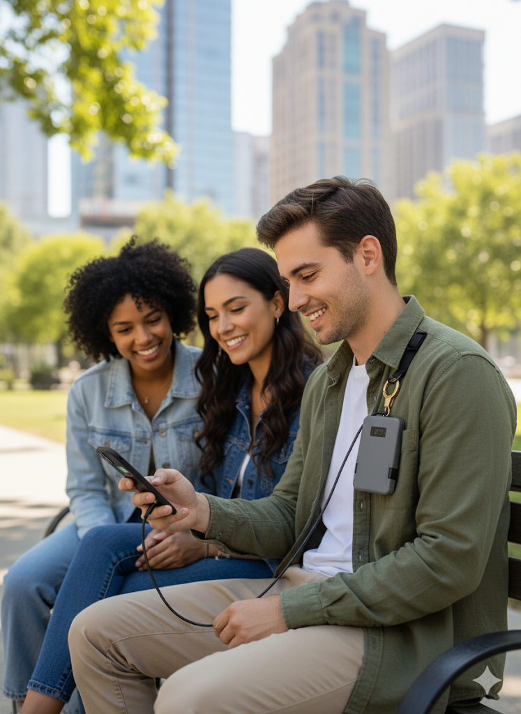 5000mAh Power Bank MP5 Grey - Portable Charger with 2A Fast Charging