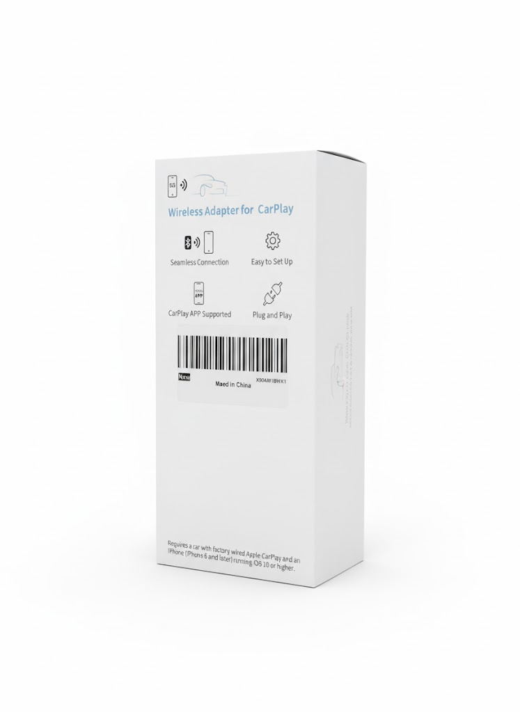 Apple CarPlay Wireless Adapter - iOS 10+ Compatible Plug & Play