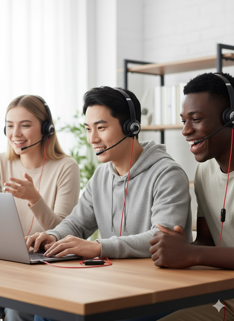 Eaglend EH01 USB Headset - Dual 3.5mm & USB Computer Headset for Calls & Gaming ap