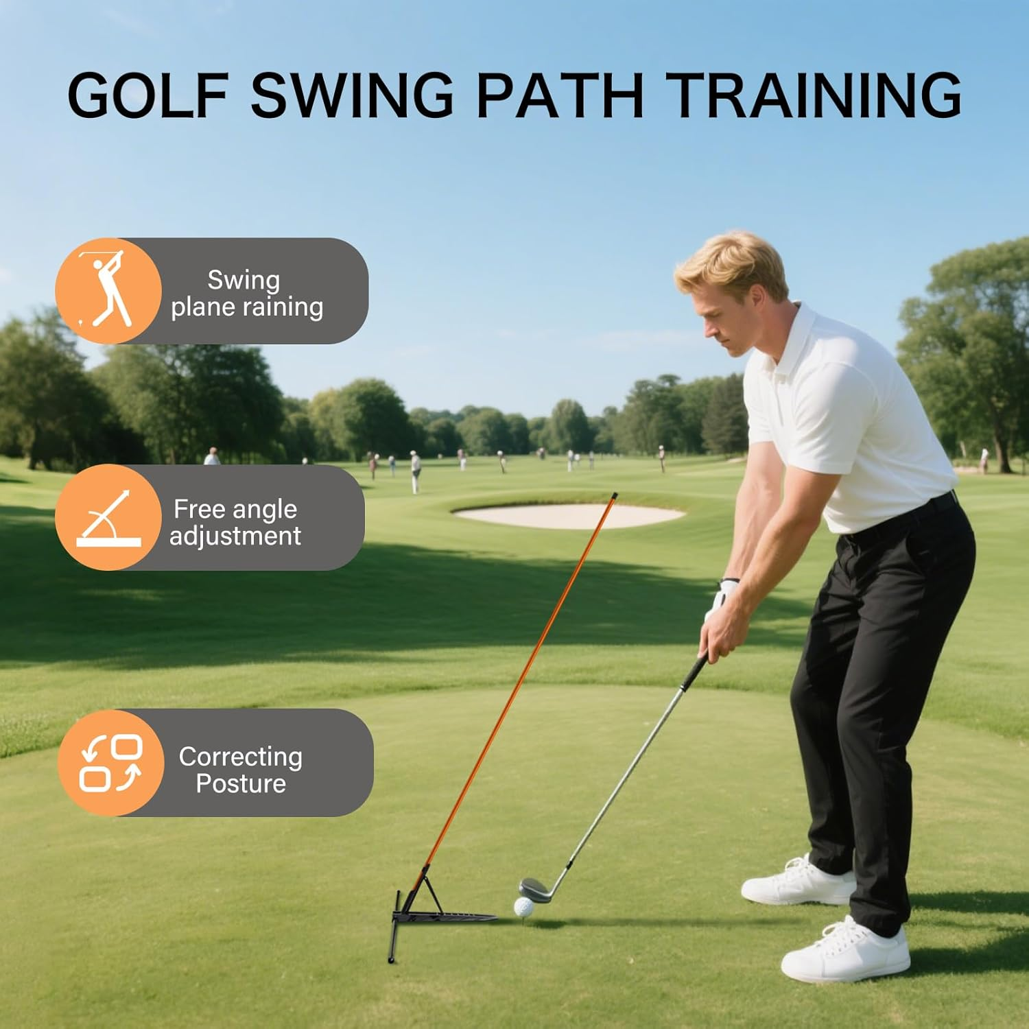 Golf Alignment Stick Holder - Training Aid for Swing & Putting | Exquisite Deal Shop