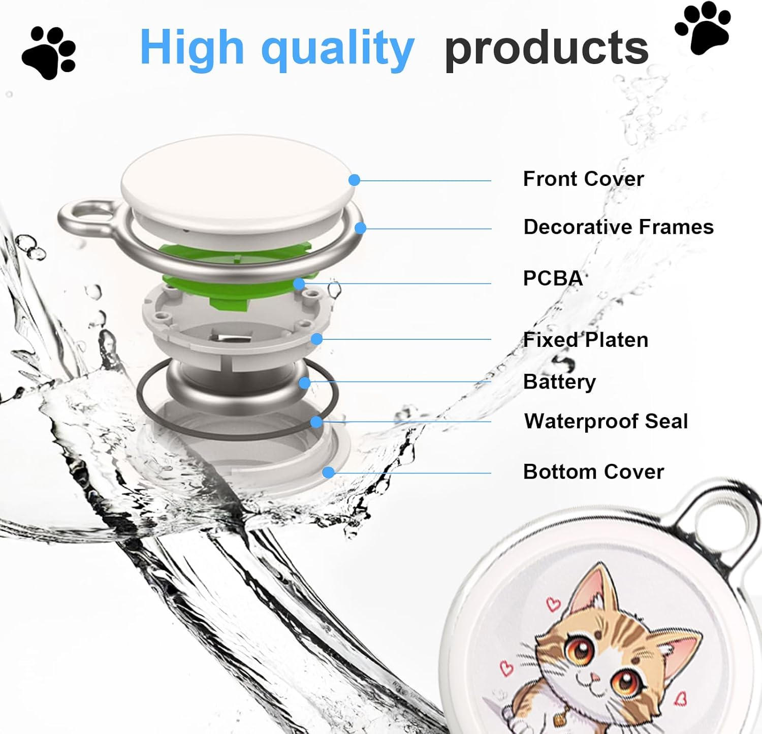 2025 GPS Tracker - Real-Time Global Tracking for Vehicles, Kids & Pets | No Monthly Fees