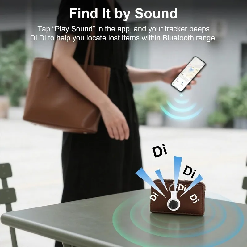 Mini Smart Tag Bluetooth Tracker 4 Pack - Apple Find My & Android Compatible