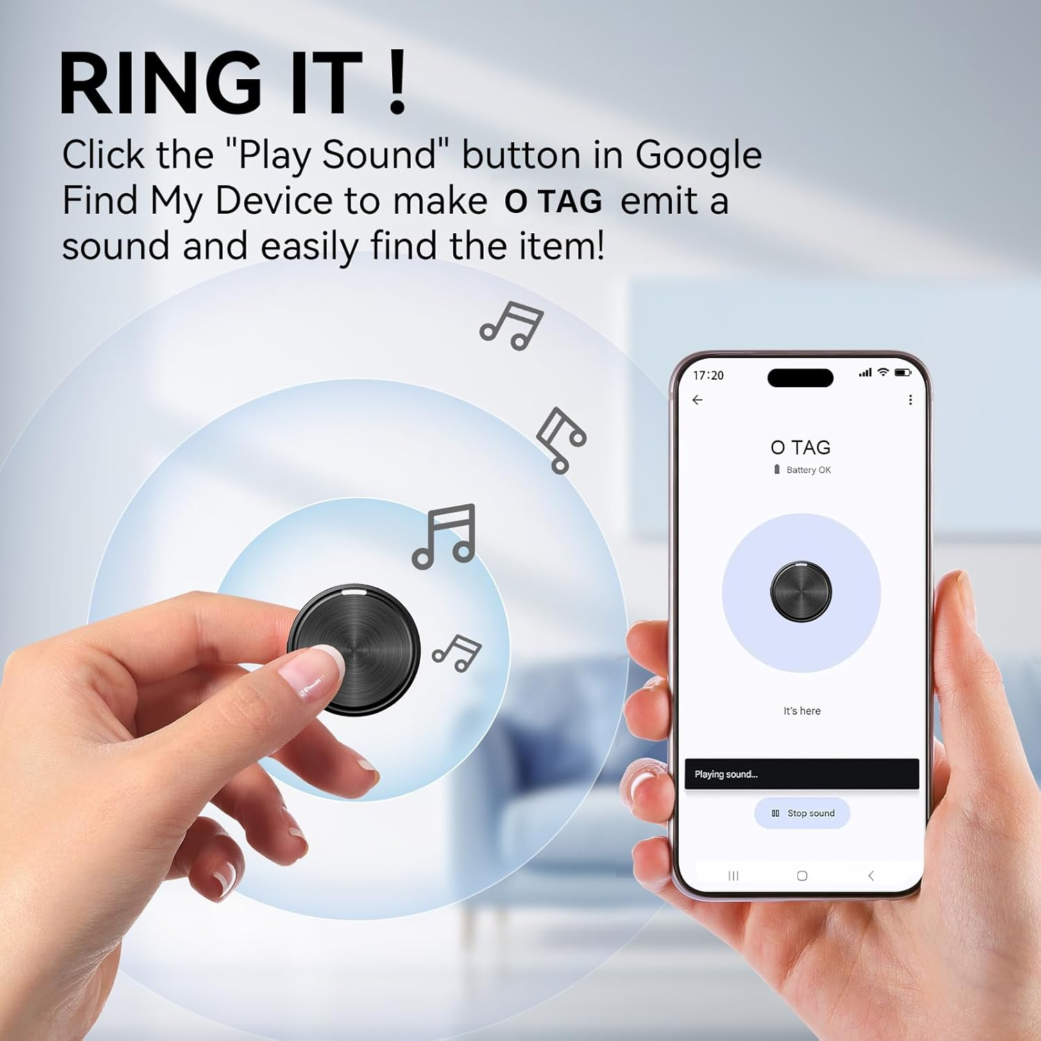 4-pack Bluetooth tracker offers seamless compatibility with Android devices,